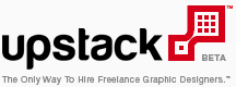 Upstack freelance marketplace logo