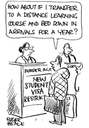 student visa cartoon