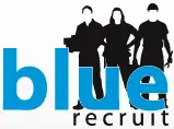 Blue recruit logo