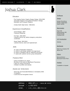 resume layout examples