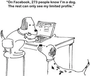 dog facebook cartoon